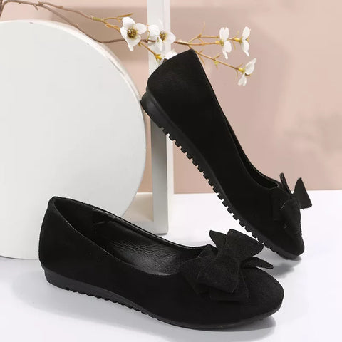 Ballerina’s dames | Platte schoenen met strikdetail