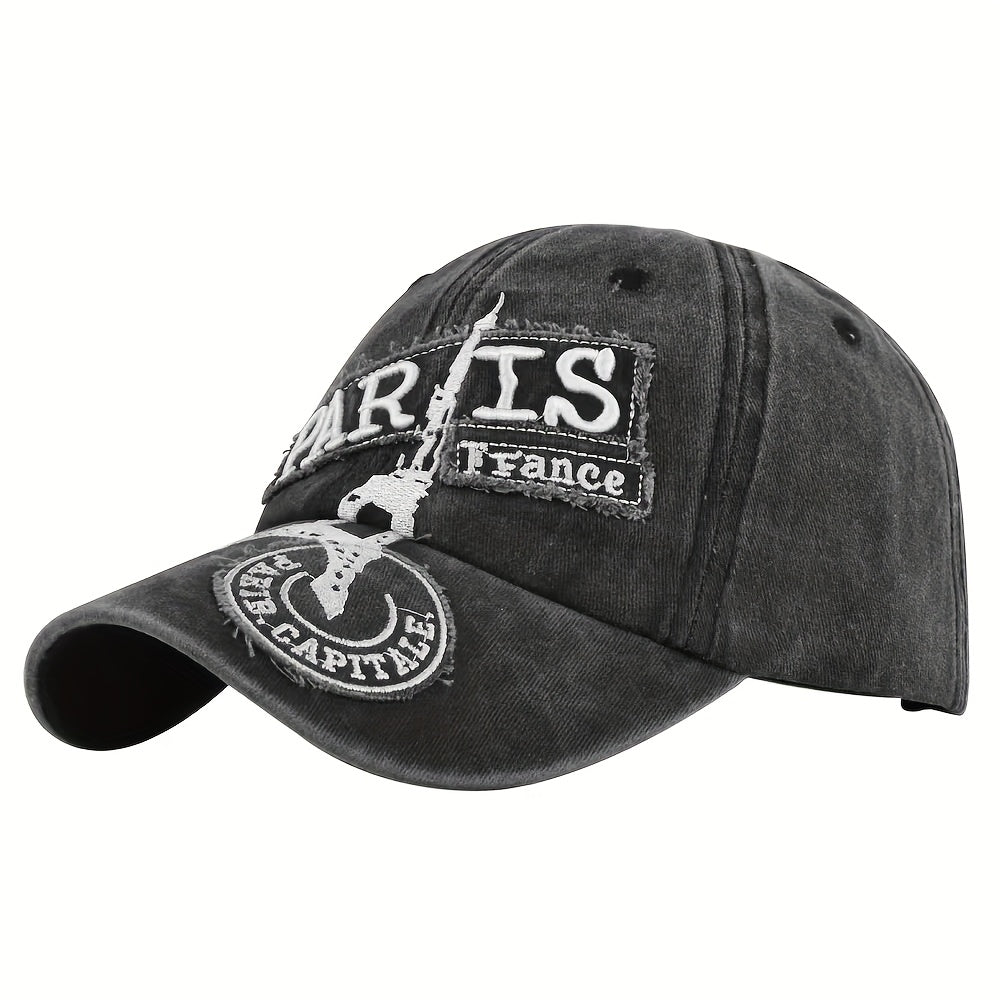 Baseball cap dames | Vintage pet met ripped look