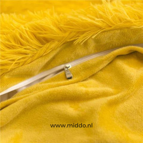 Beddengoed set | Fluffy fleece 5-delig met kussenslopen