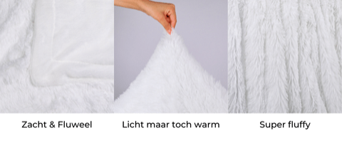 Beddengoed set | Fluffy fleece 5-delig met kussenslopen