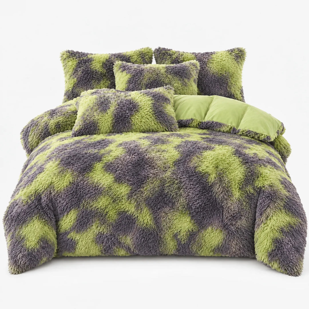Beddengoed set | Fluffy fleece 5-delig met kussenslopen