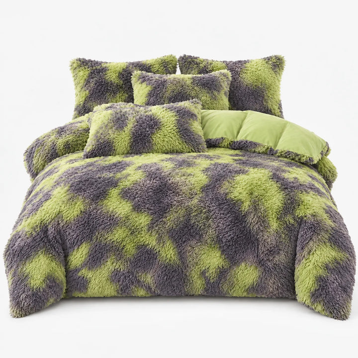 Beddengoed set | Fluffy fleece 5-delig met kussenslopen
