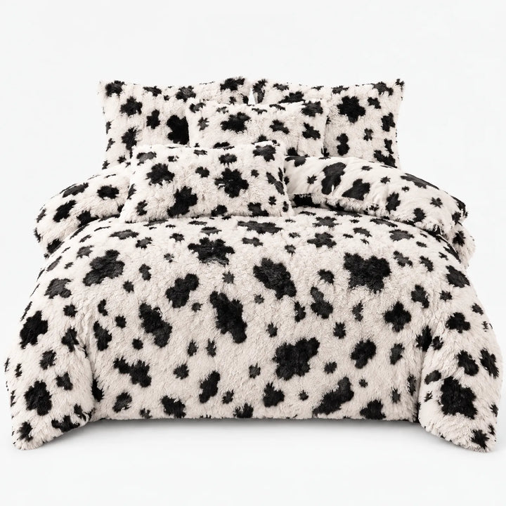Beddengoed set | Fluffy fleece 5-delig met kussenslopen