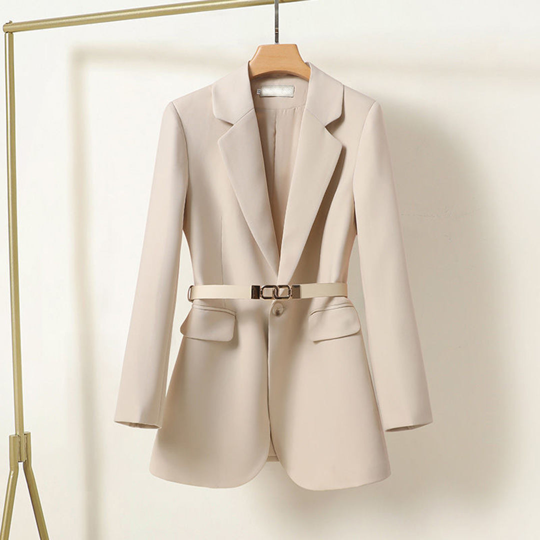Blazer dames | Getailleerde blazer met ceintuur