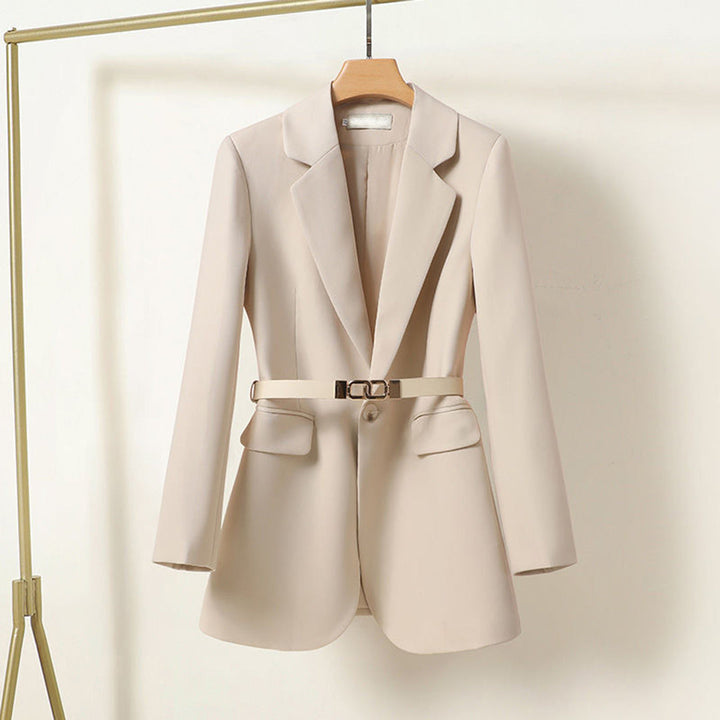 Blazer dames | Getailleerde blazer met ceintuur