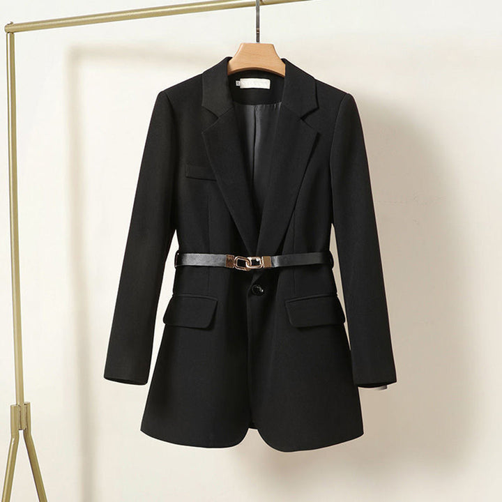 Blazer dames | Getailleerde blazer met ceintuur