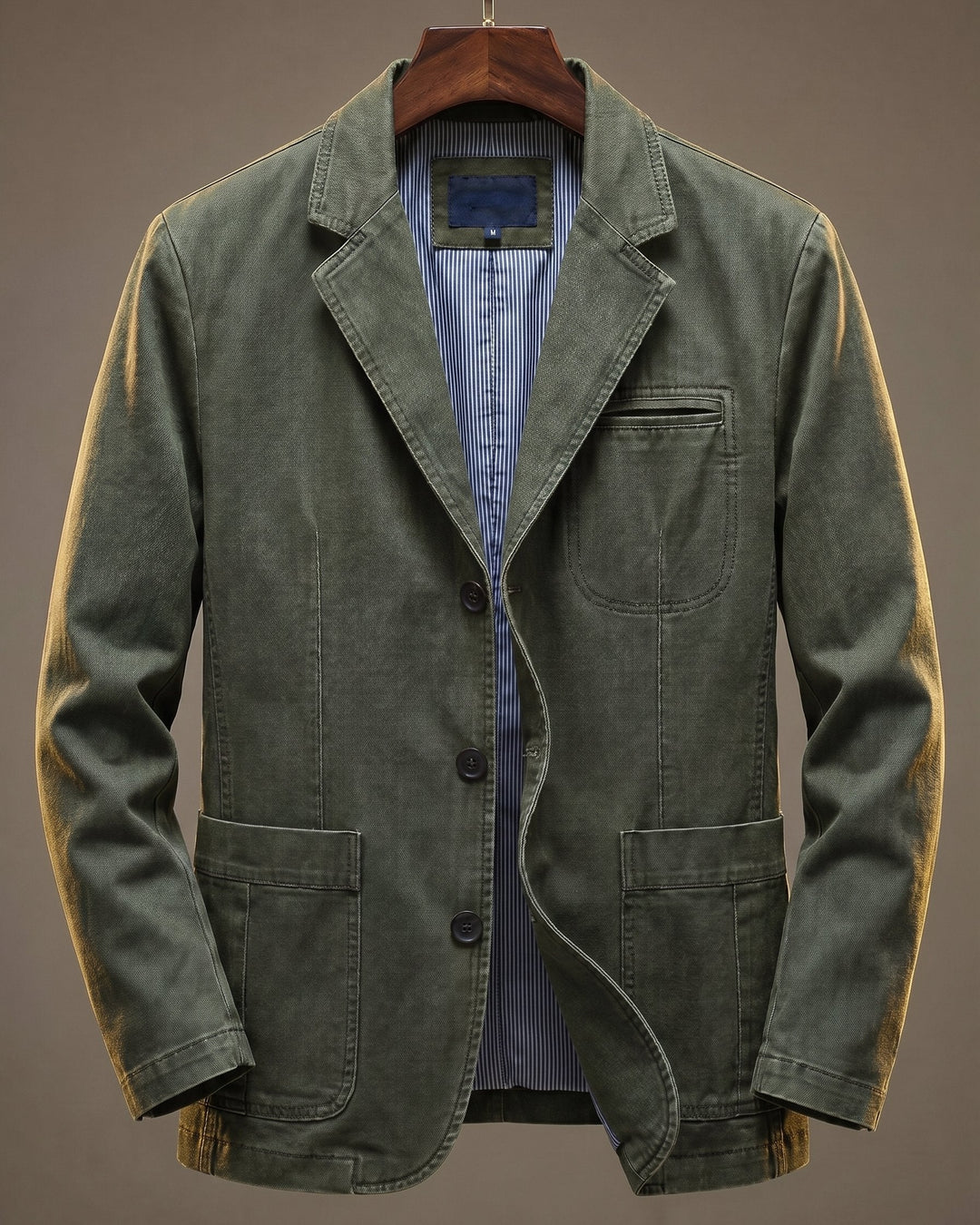 Blazer heren | Casual colbert met opgestikte zakken