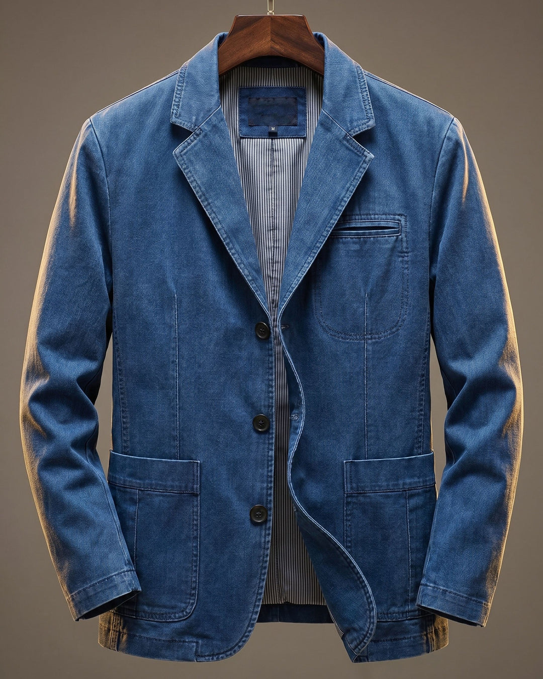 Blazer heren | Casual colbert met opgestikte zakken