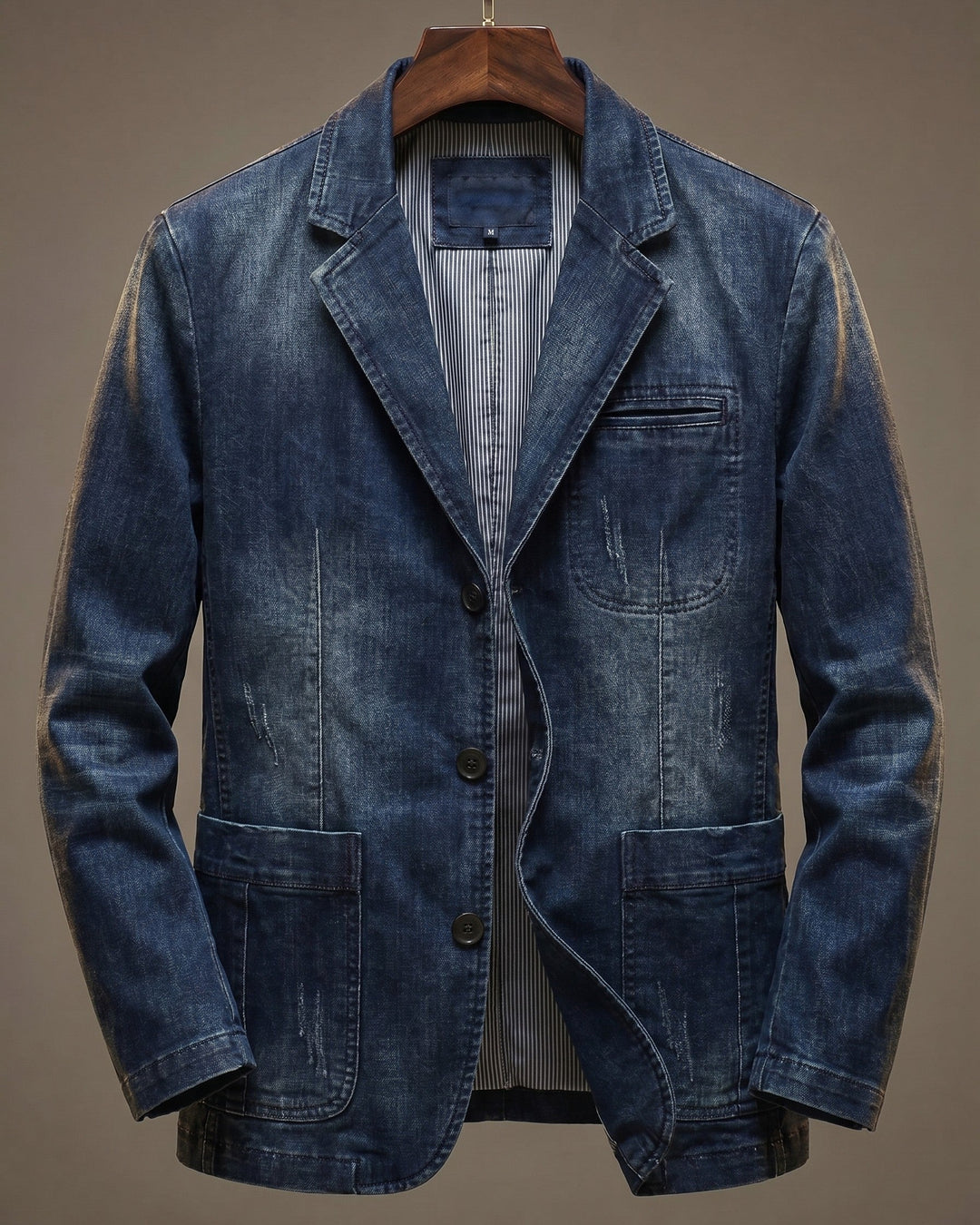 Blazer heren | Casual colbert met opgestikte zakken