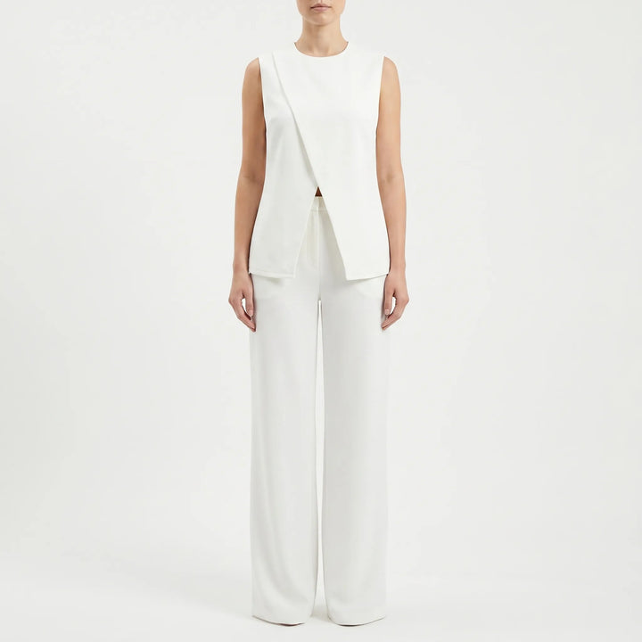 Blazer set dames | Mouwloze tweedelige set