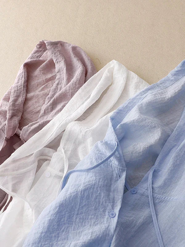Blouse dames | Casual blouse met capuchon