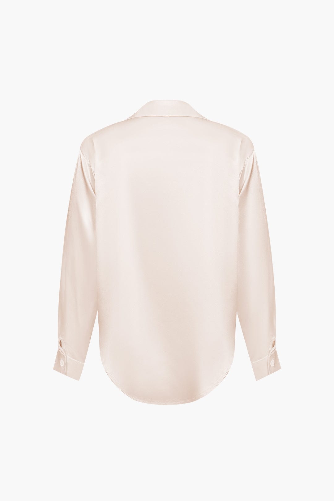 Blouse dames | Elegante blouse met satijn look en lange mouw