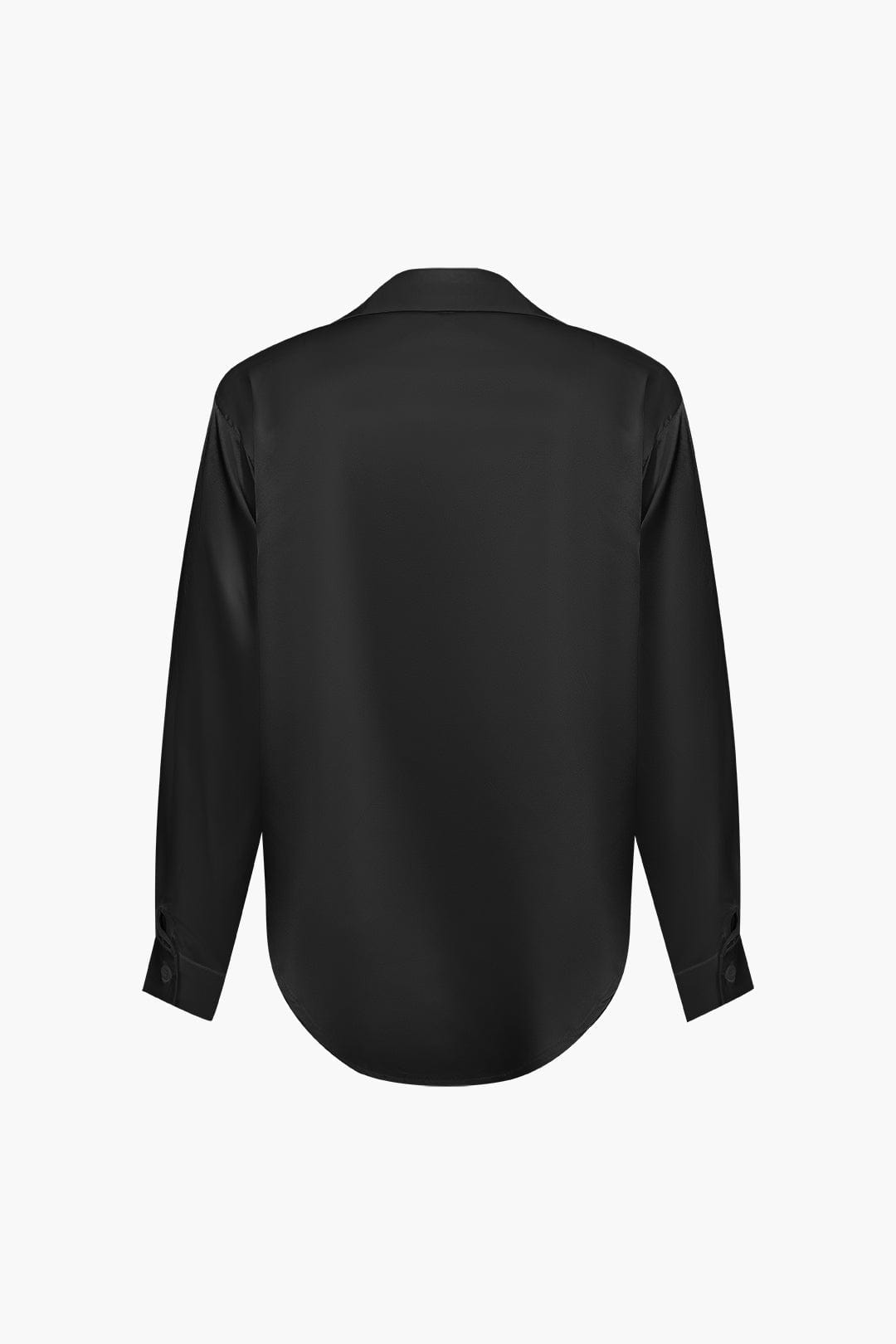 Blouse dames | Elegante blouse met satijn look en lange mouw
