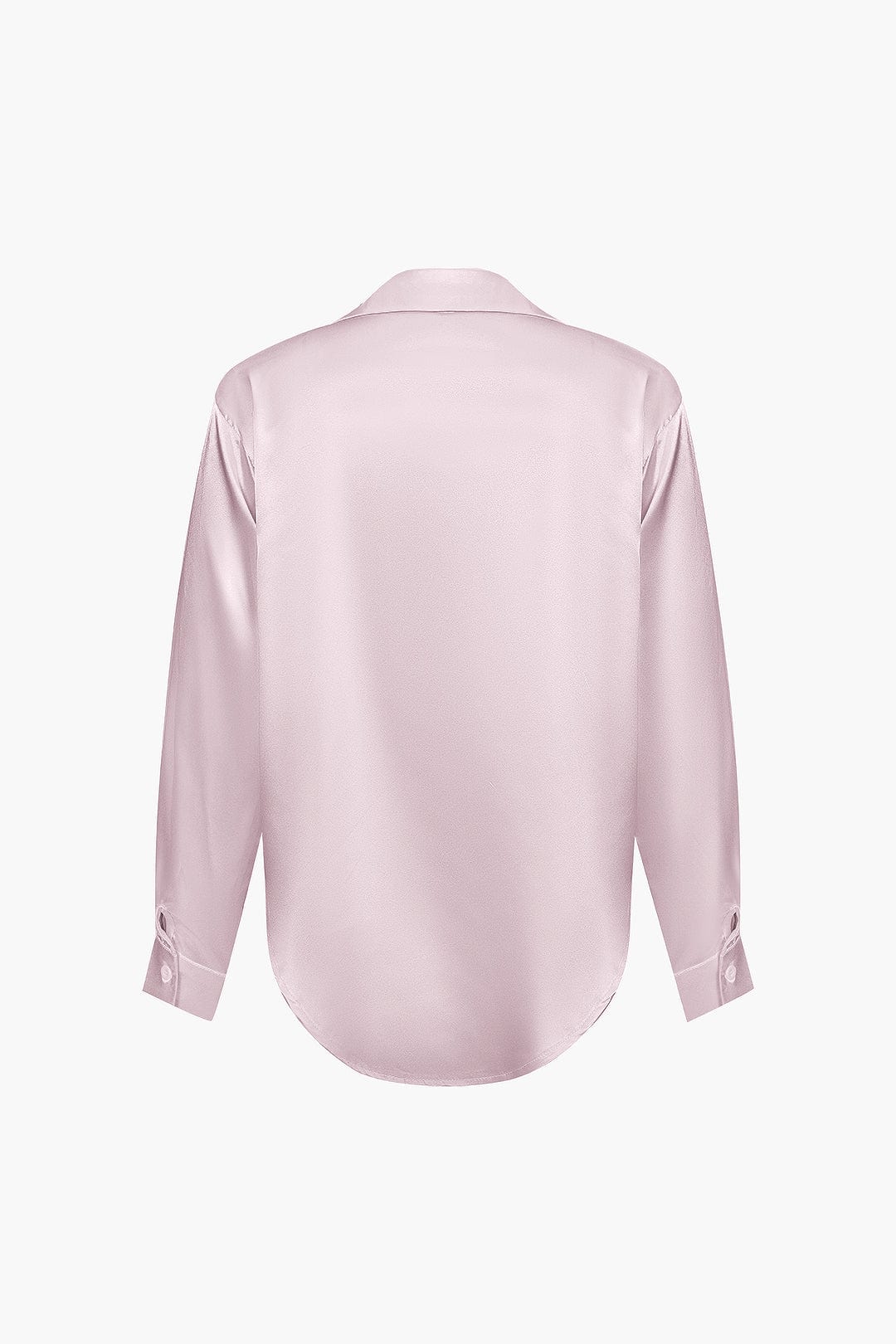 Blouse dames | Elegante blouse met satijn look en lange mouw