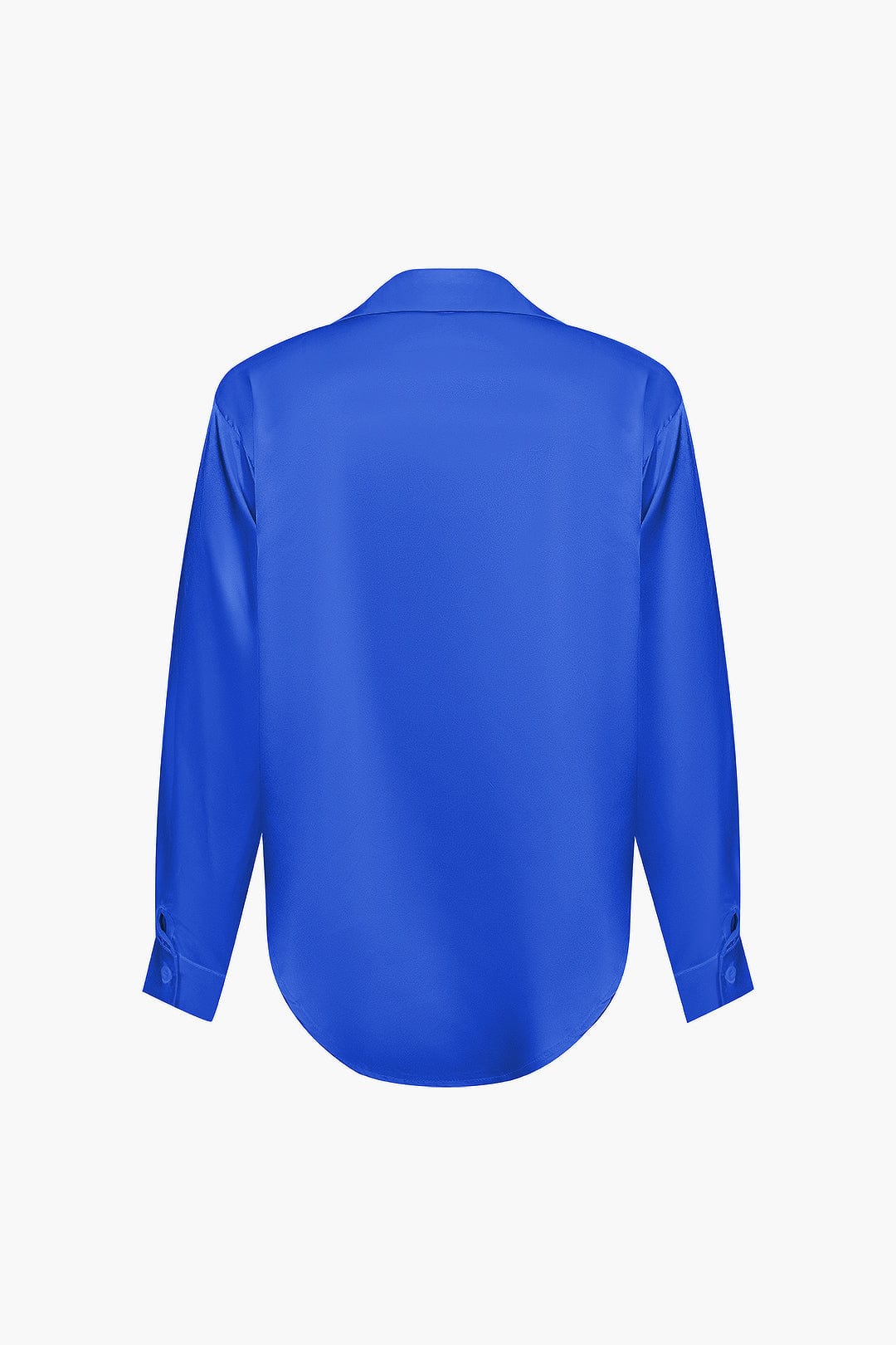 Blouse dames | Elegante blouse met satijn look en lange mouw