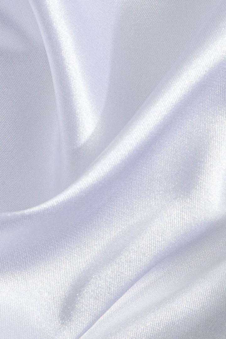 Blouse dames | Elegante blouse met satijn look en lange mouw
