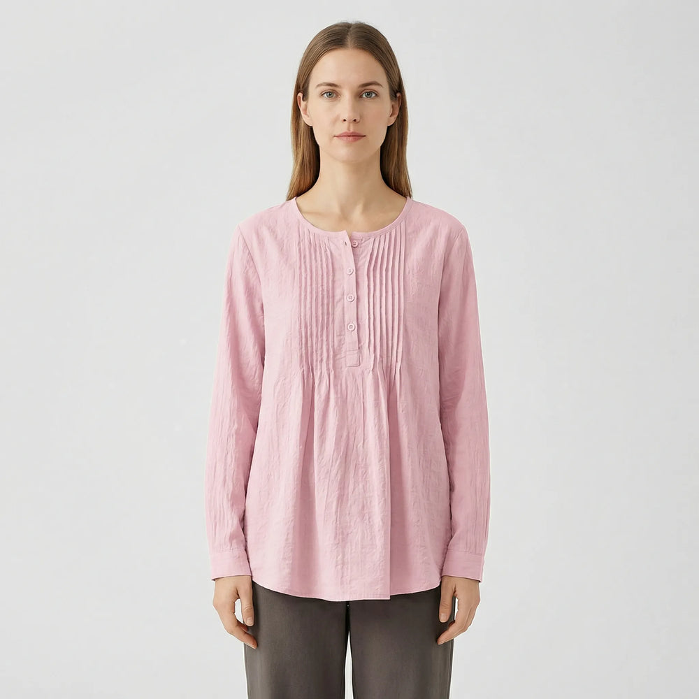 Blouse dames | Elegante plissé blouse