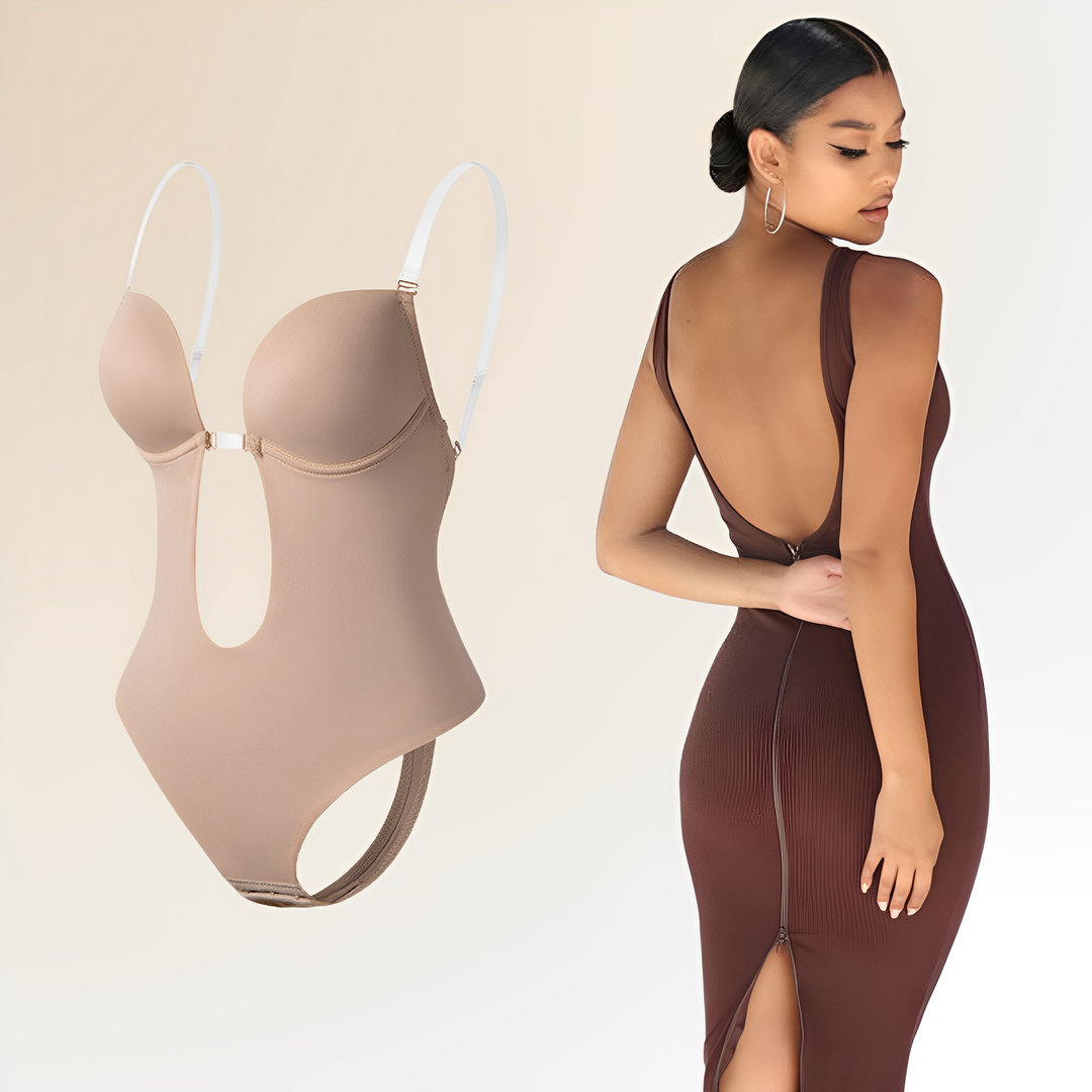 Bodysuit dames | Backless bodysuit met naadloos design