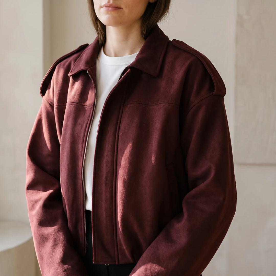 Bomberjack dames | Kort oversized model met ritssluiting