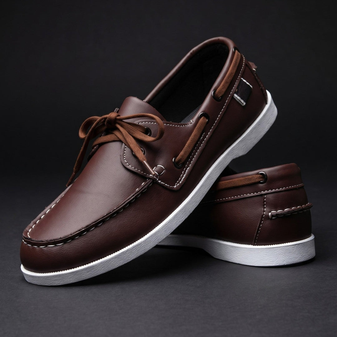  Bootschoenen heren | Casual instappers met rubber zool