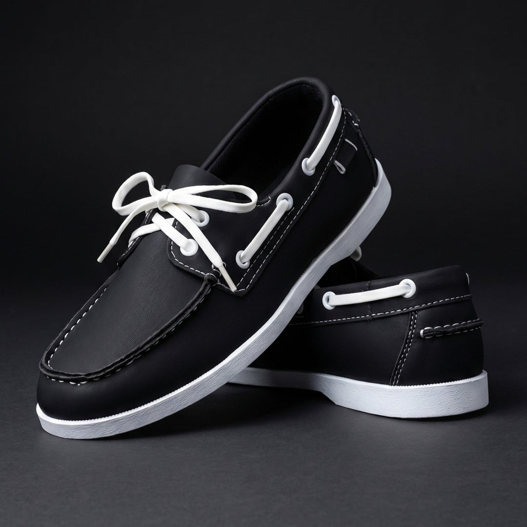  Bootschoenen heren | Casual instappers met rubber zool