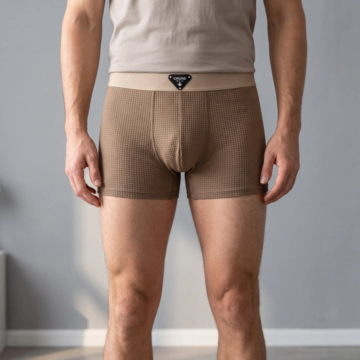Boxershorts heren | Geribbeld model met brede tailleband