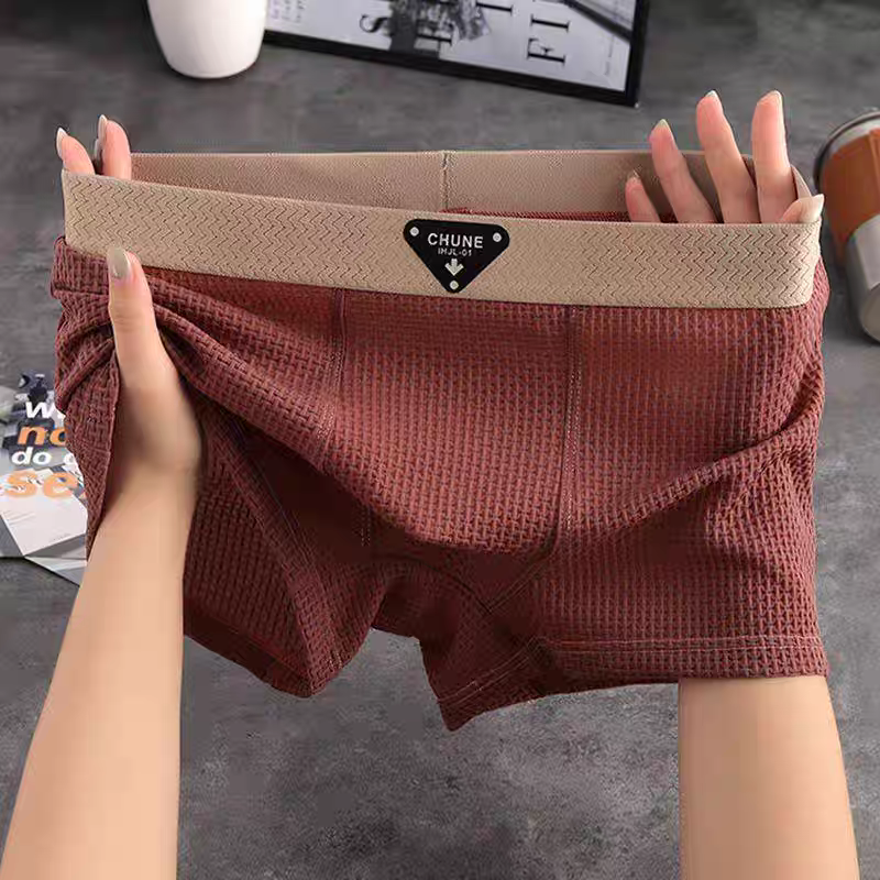 Boxershorts heren | Geribbeld model met brede tailleband