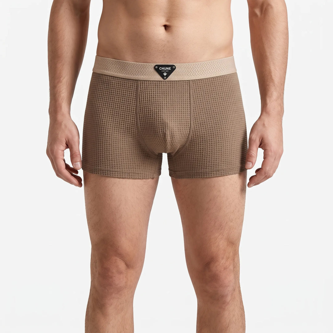 Boxershorts heren | Geribbeld model met brede tailleband