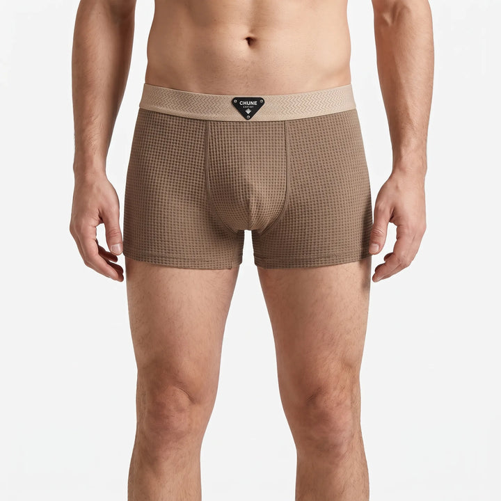 Boxershorts heren | Geribbeld model met brede tailleband