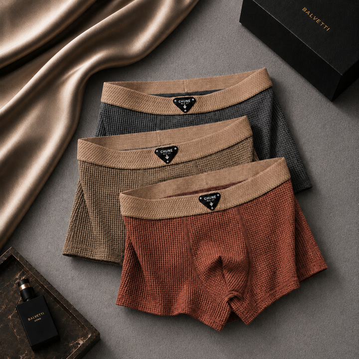 Boxershorts heren | Geribbeld model met brede tailleband
