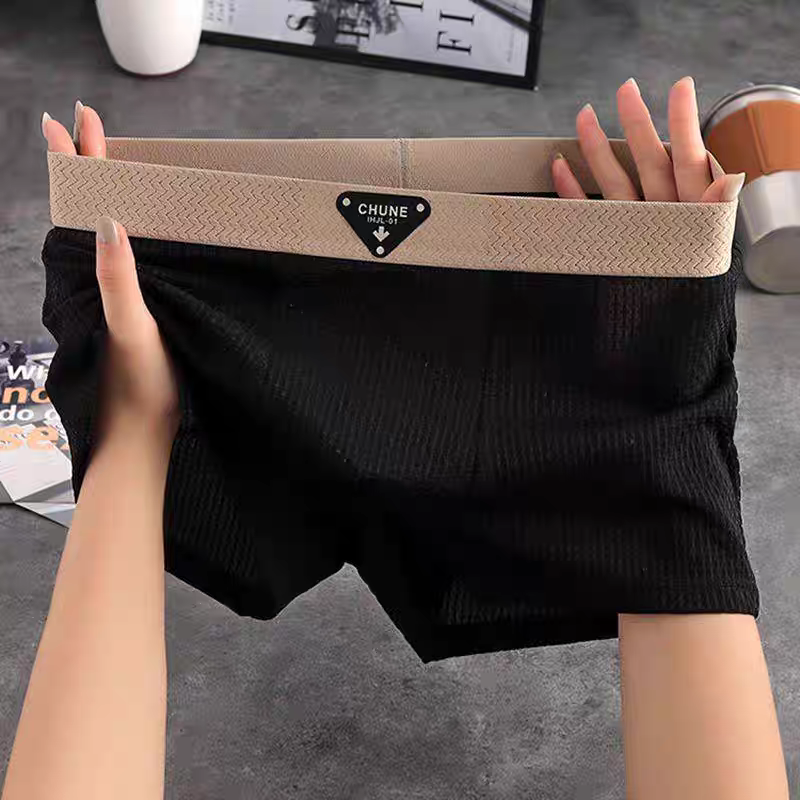 Boxershorts heren | Geribbeld model met brede tailleband