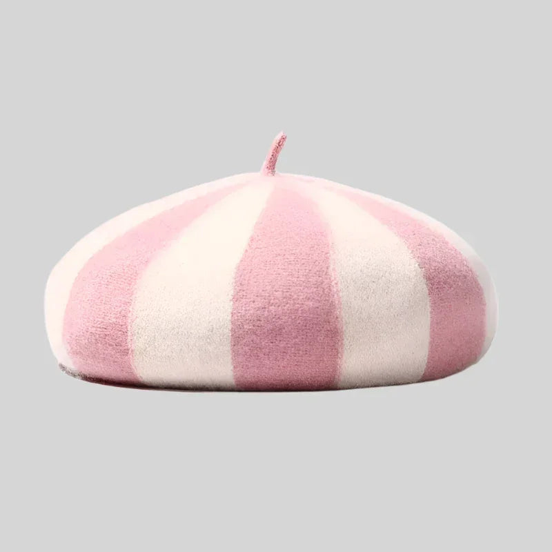 StripeBresson | Gestreepte wollen baret