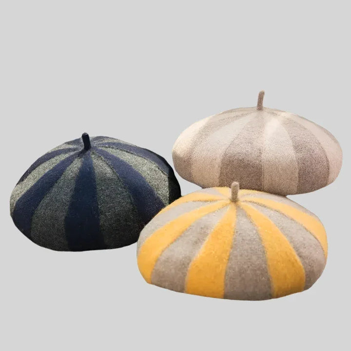 StripeBresson | Gestreepte wollen baret