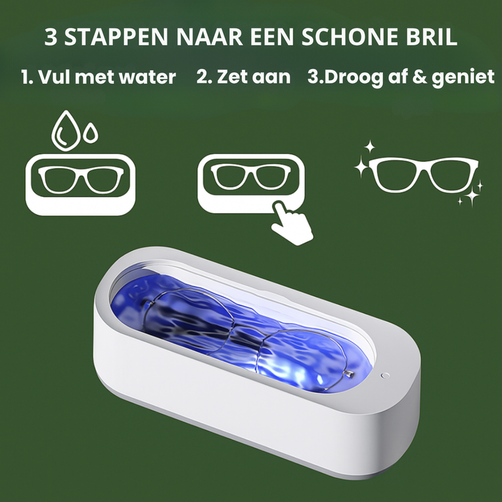 Brillenreiniger | Ultrasone reiniger voor bril en sieraden