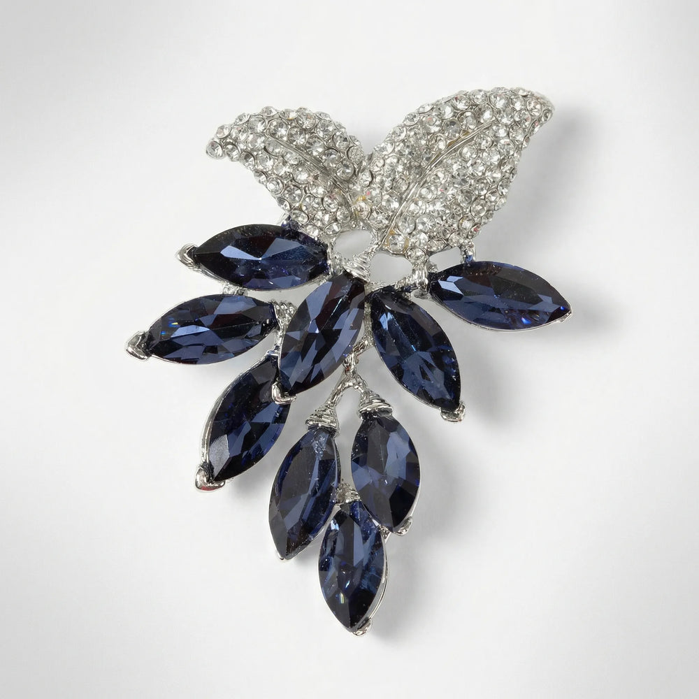 Broche dames | Sierlijke broche met bladmotief