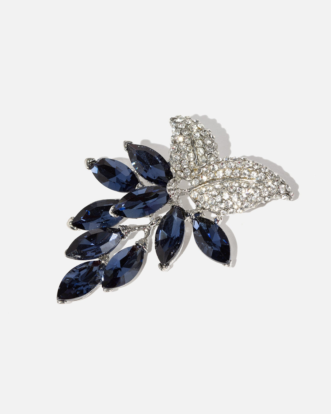 Broche dames | Sierlijke broche met bladmotief