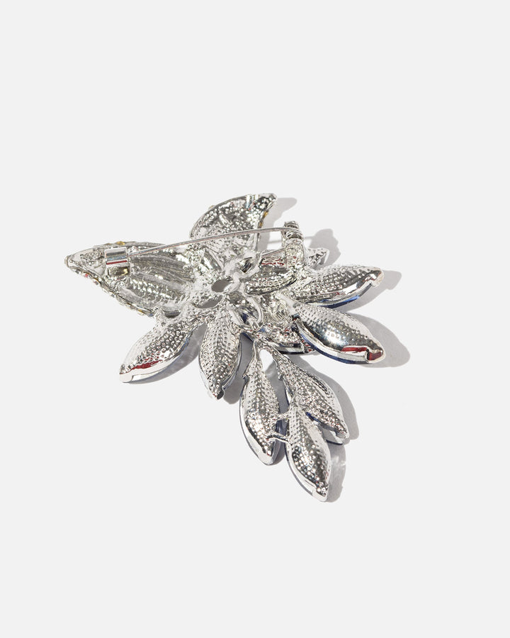 Broche dames | Sierlijke broche met bladmotief