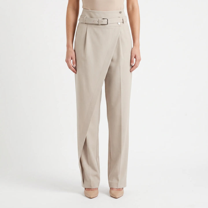 Broek dames | Elegante pantalon met wijde pijpen