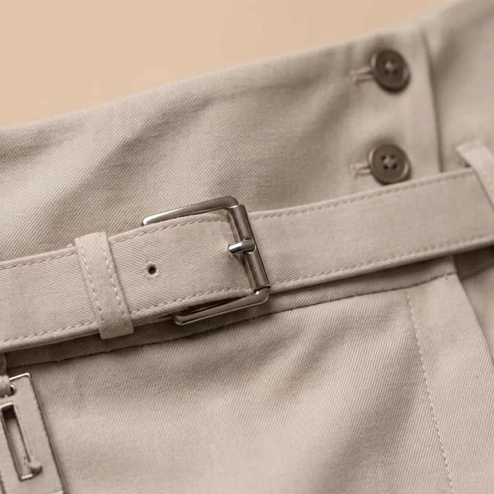 Broek dames | Elegante pantalon met wijde pijpen