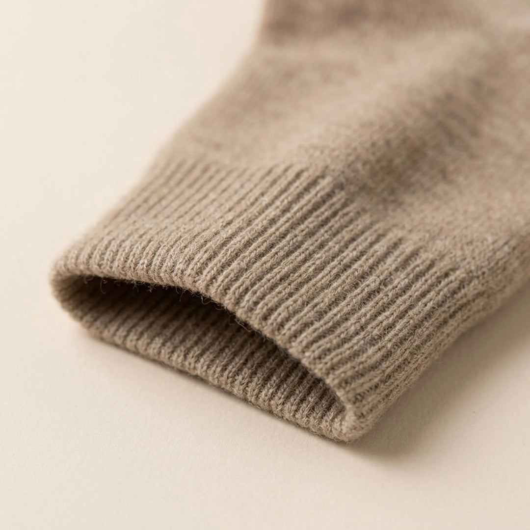 Broek dames | Wijde pantalon met hoge taille en trekkoord