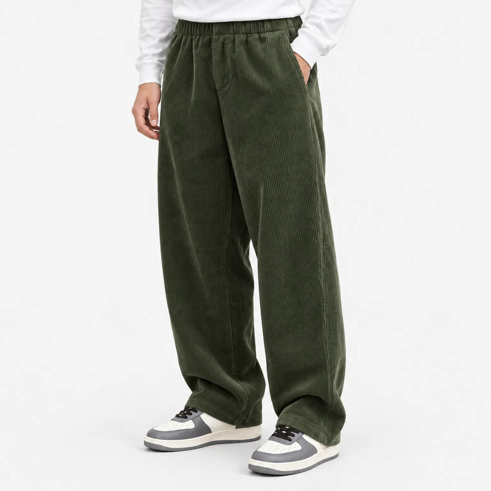 Broek heren | Corduroy broek met rechte pijp