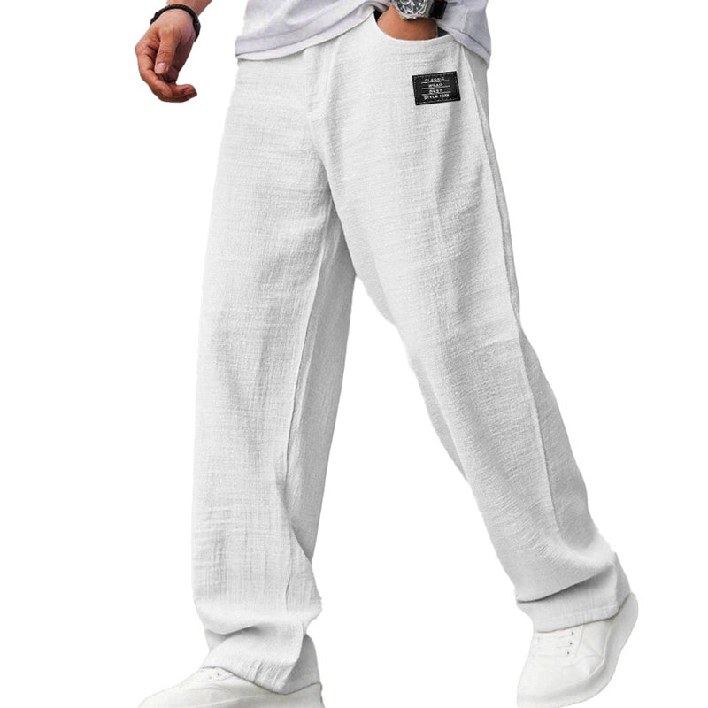 Broek heren | Luchtige casual broek met losse fit