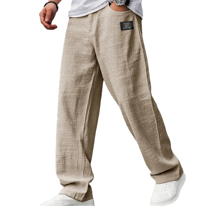Broek heren | Luchtige casual broek met losse fit