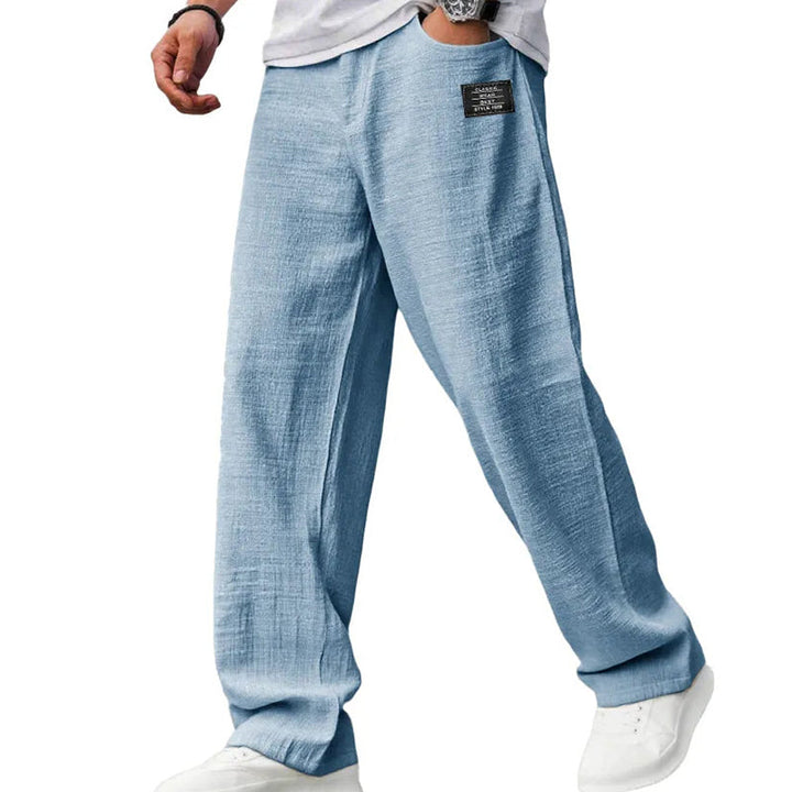 Broek heren | Luchtige casual broek met losse fit