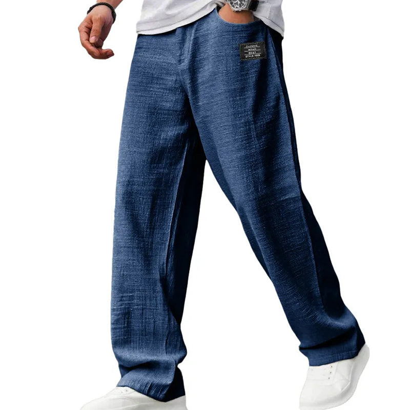 Broek heren | Luchtige casual broek met losse fit