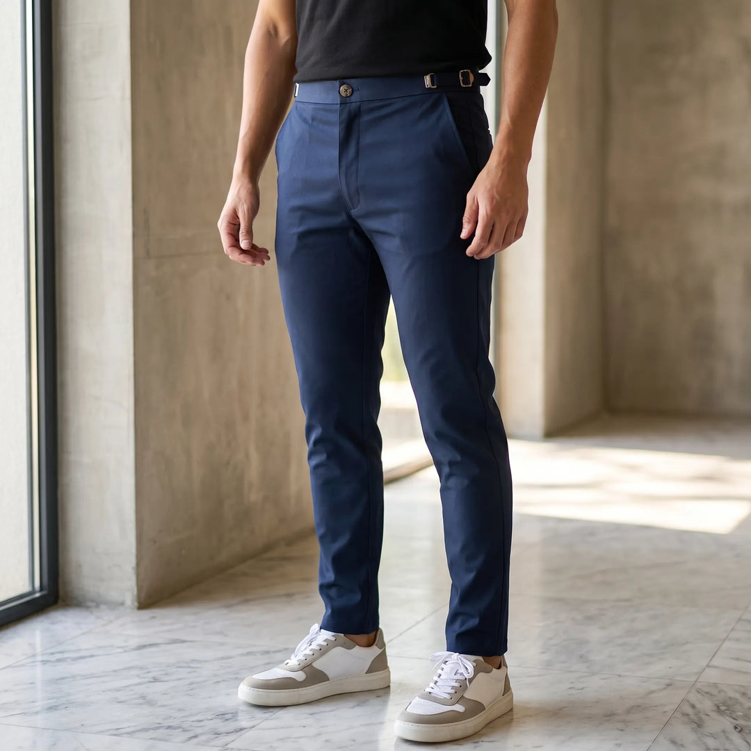 Broek heren | Slim fit broek met stretch
