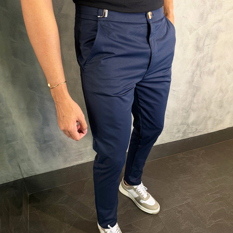 Broek heren | Slim fit broek met stretch