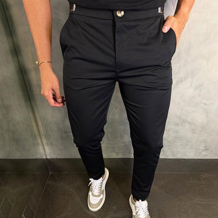 Broek heren | Slim fit broek met stretch