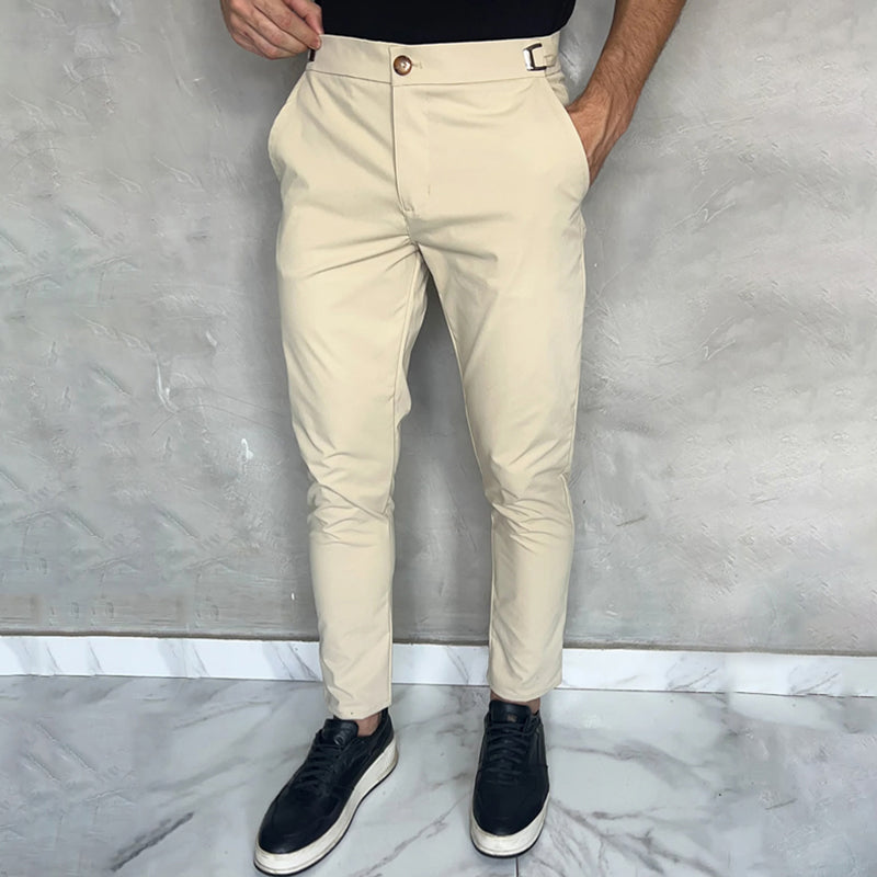 Broek heren | Slim fit broek met stretch