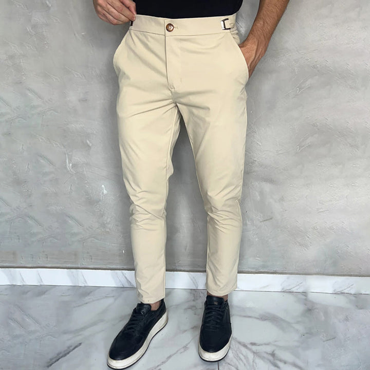 Broek heren | Slim fit broek met stretch
